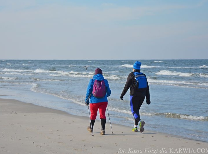 Plaża między Karwią a Dębkami 