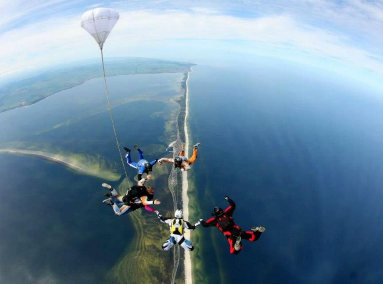 Loty widokowe nad P&oacute;łwyspem Helskim - SKYDIVE HEL