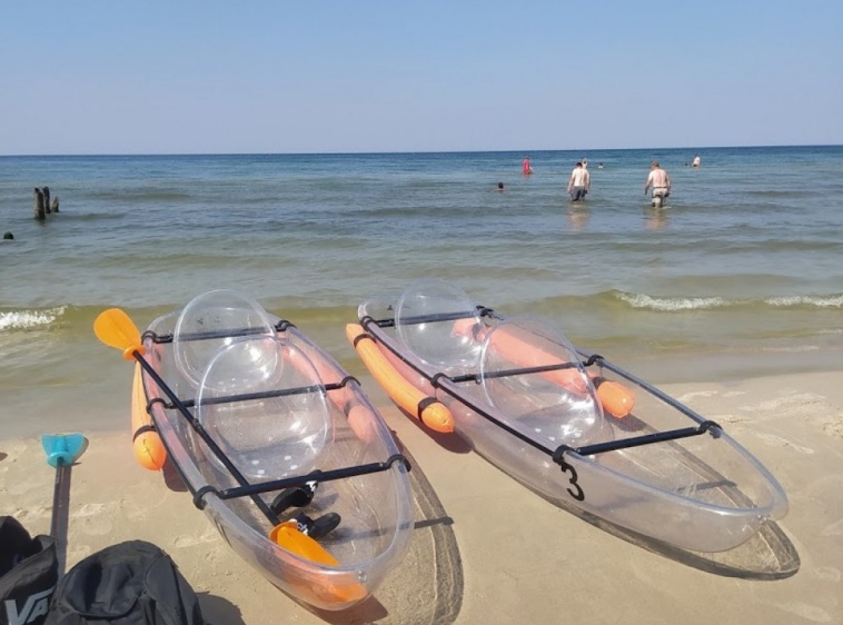 Przeźroczyste Kajaki Dębki