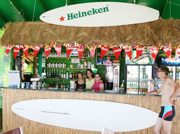Heineken na plaży